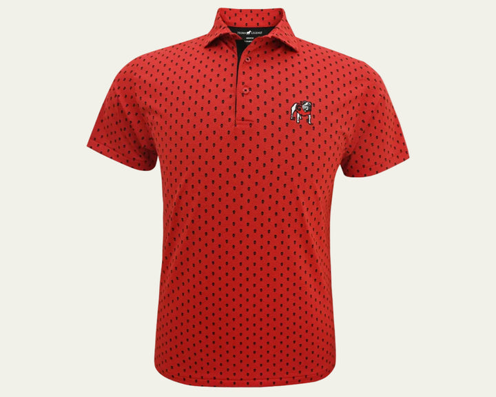 Horn Legend - UGA Skull Print Polo