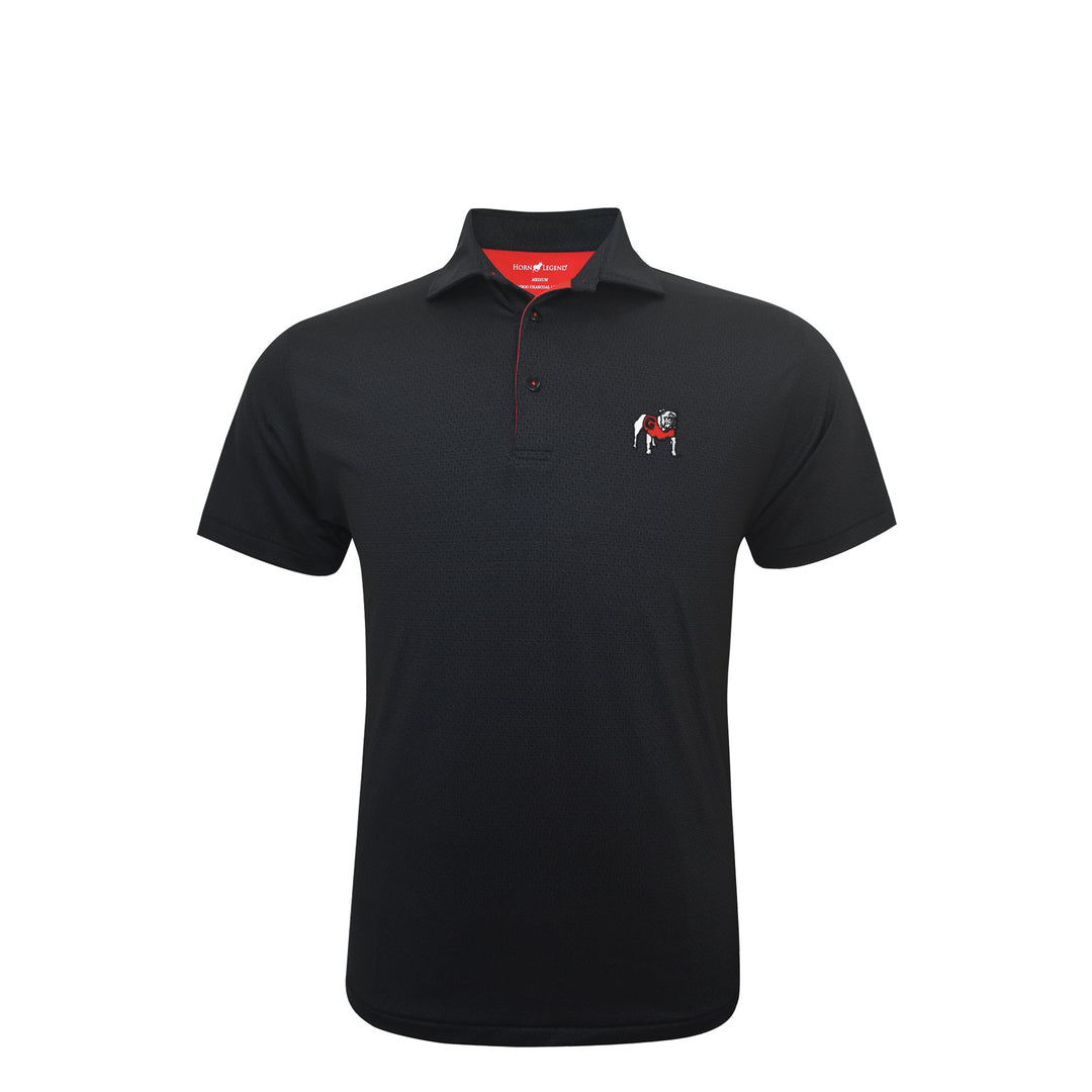 Horn Legend -  Polo Black Pentagon Print UGA