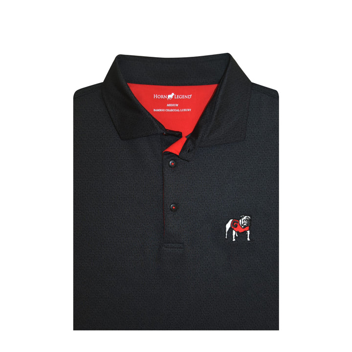 Horn Legend -  Polo Black Pentagon Print UGA
