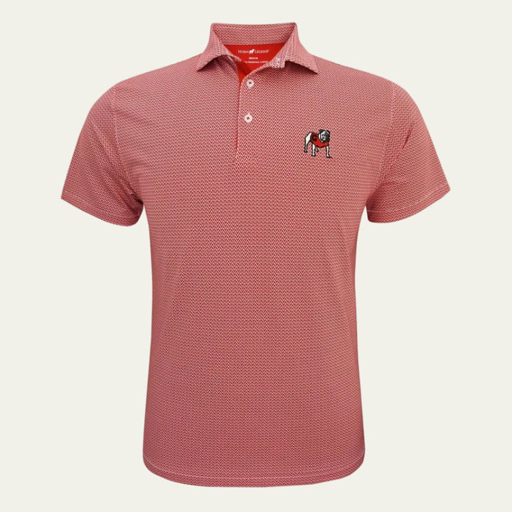 Horn Legend -  UGA Red Ripple Polo