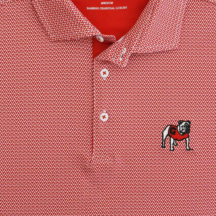 Horn Legend -  UGA Red Ripple Polo