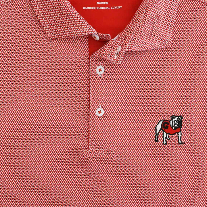 Horn Legend -  UGA Red Ripple Polo