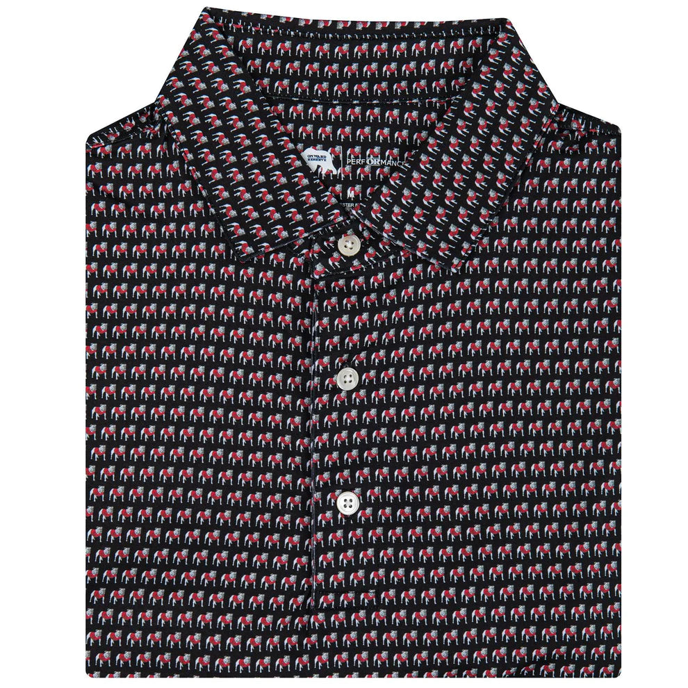 Onward Reserve - UGA Printed Standing Dog Polo Black