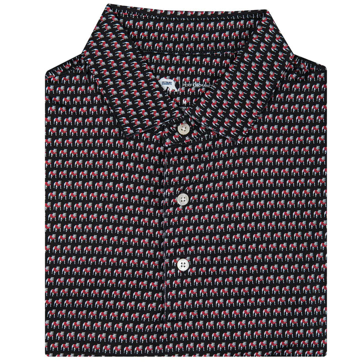Onward Reserve - UGA Printed Standing Dog Polo Black
