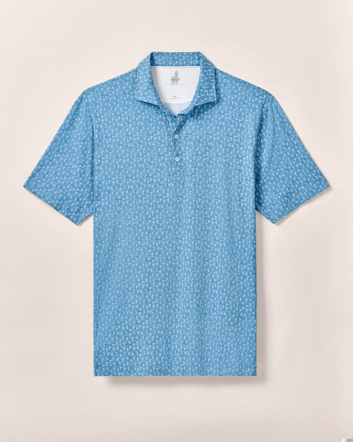 Johnnie-O - Polo Mojave Barrels Blue