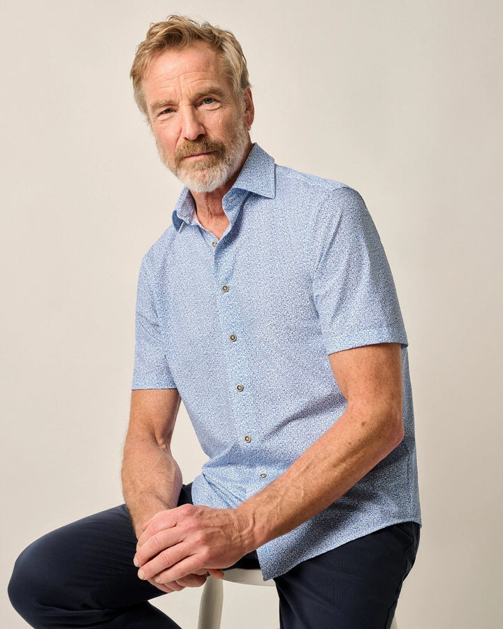 Johnnie-O - Shirt Waylan Maliblu