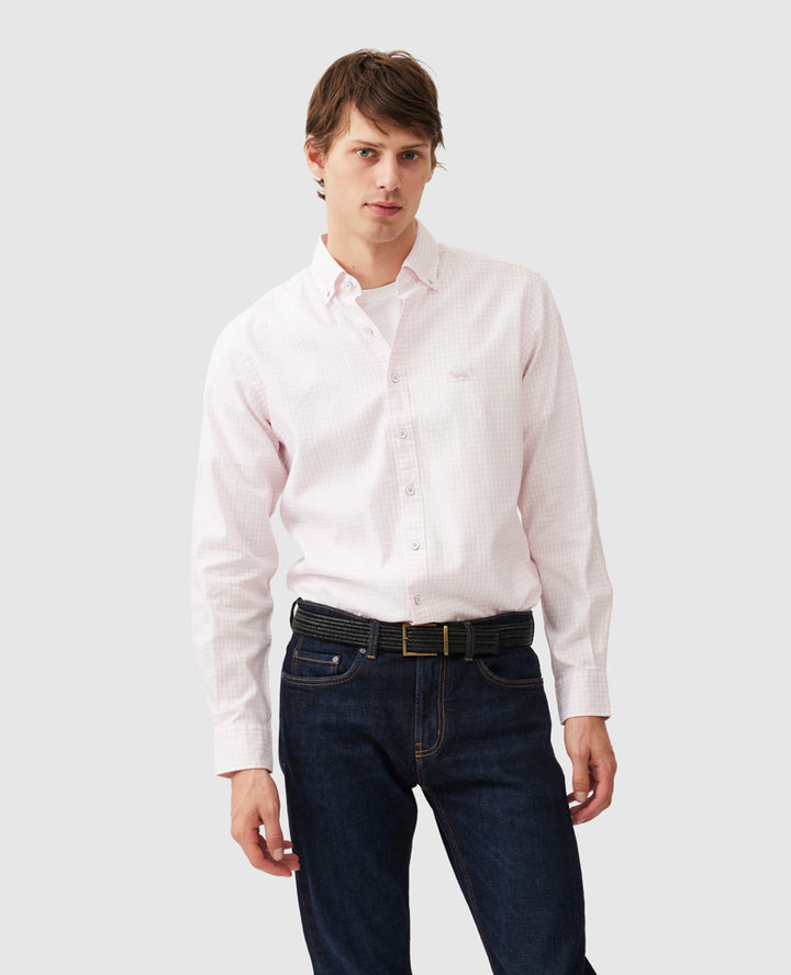 Rodd & Gunn - Shirt Rose Water Gunn Check Oxford