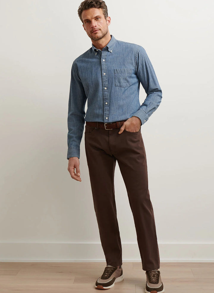 Peter Millar - Signature Sateen 5-Pkt Pant French Press
