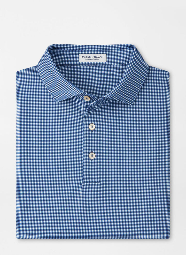 Peter Millar - Gingham Polo Blue Haze