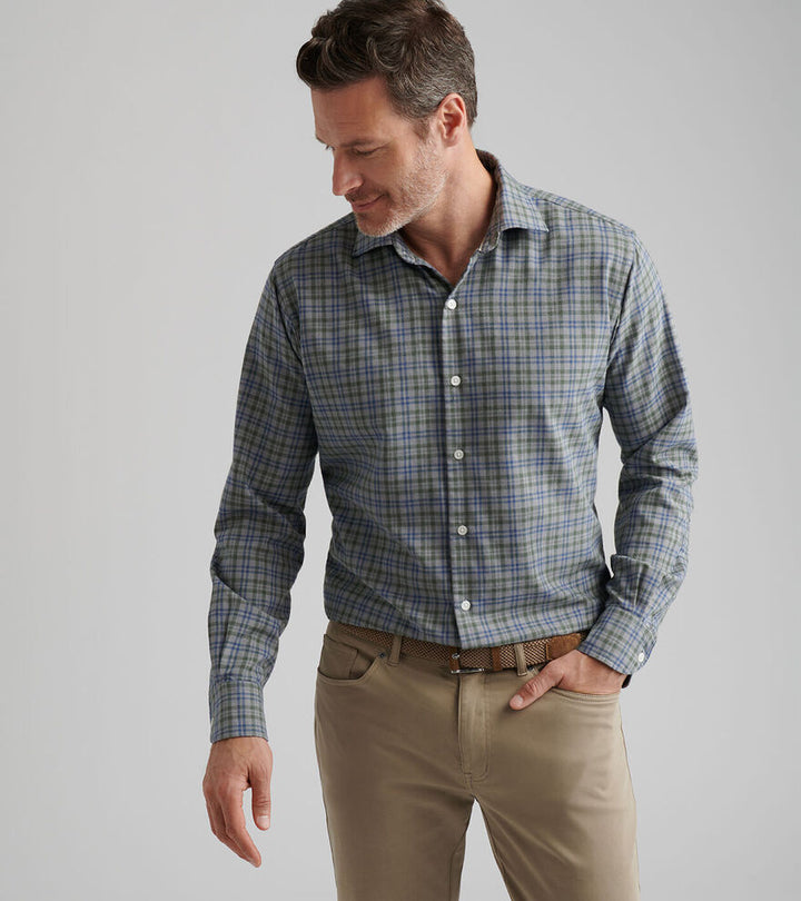 Peter Millar - Bar Harbor Shirt British Gray