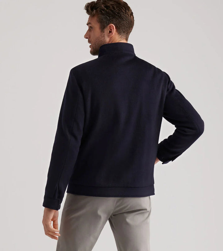 Peter Millar - Crown Flex Merino Bomber Jacket Navy