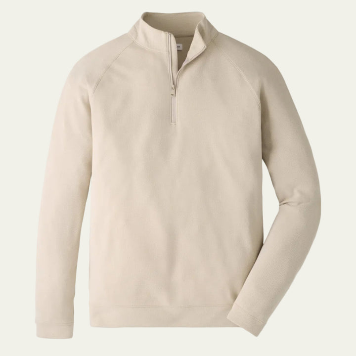 Peter Millar - Cradle Piqué 1/4 Zip Khaki