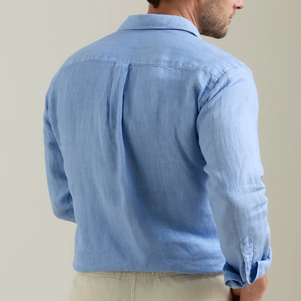 Peter Millar - Shoreside Linen Shirt Bluebird