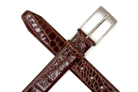 Martin Dingman - Belt Jefferson Chestnut - Alligator