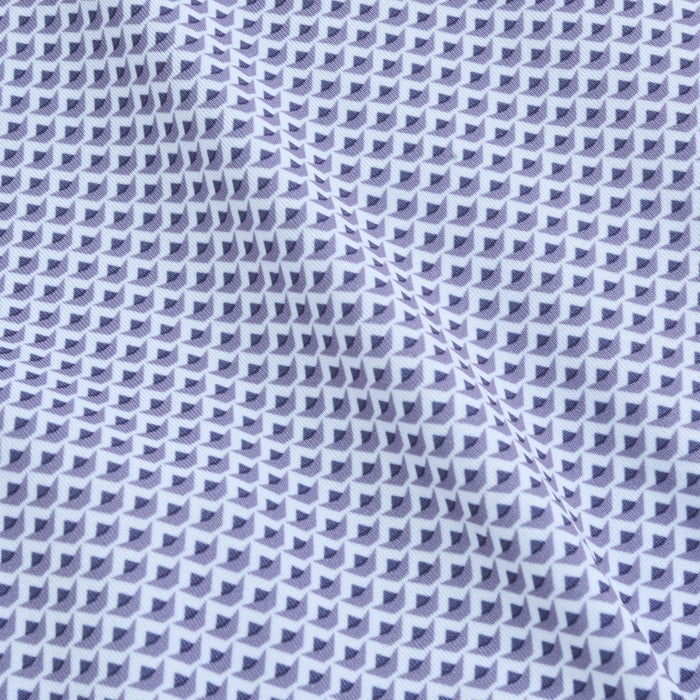 GenTeal - Prismatic Print Polo Purple Ash