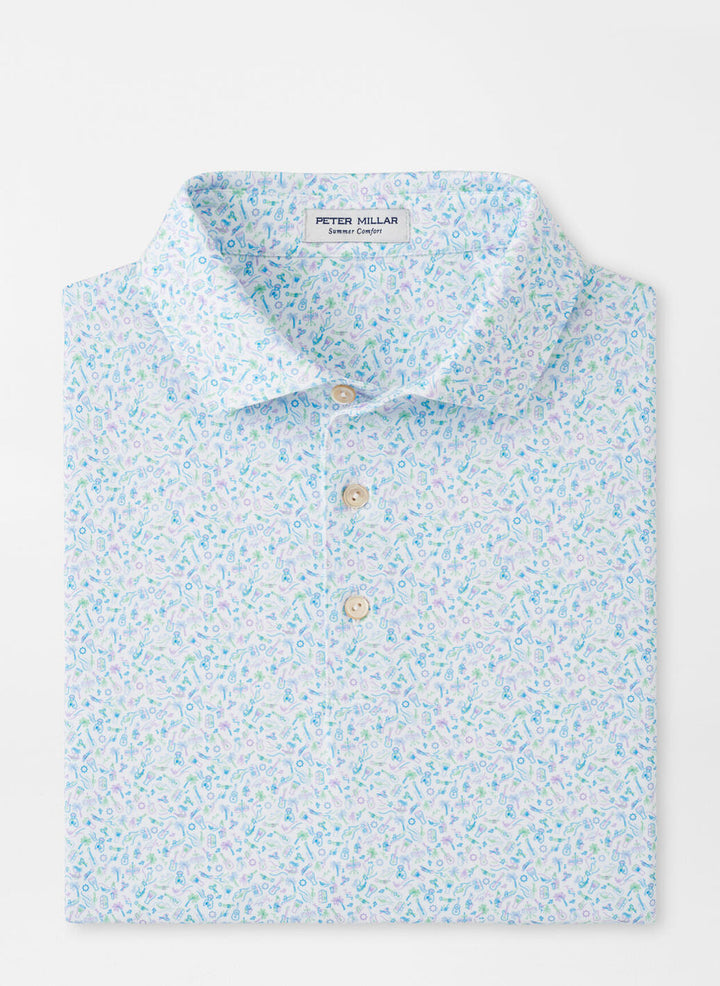 Peter Millar - Polo Island Jammin' White