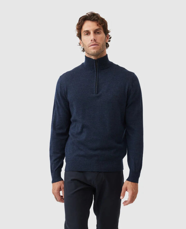 Rodd & Gunn - Calderwell 1/4 Zip Midnight