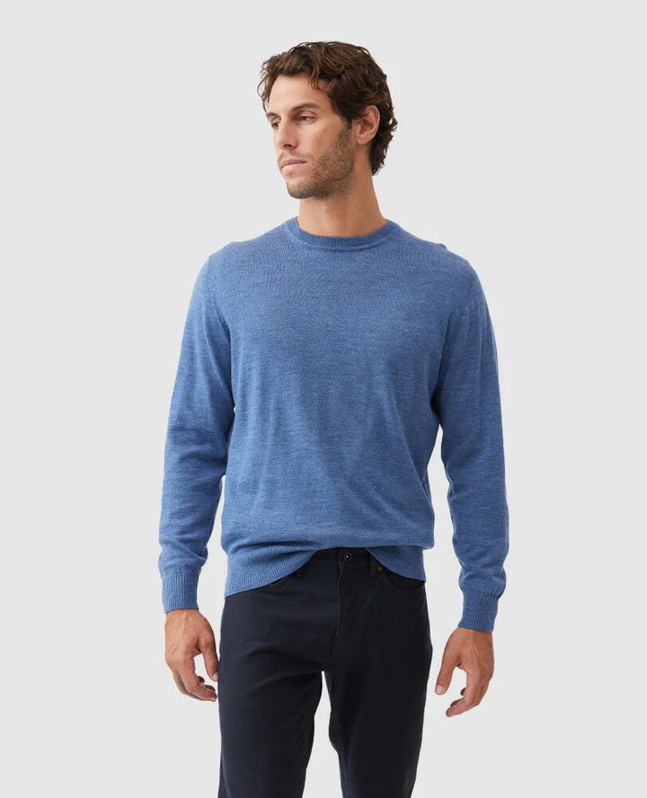 Rodd & Gunn - Ferndale Crew Sweater Ocean