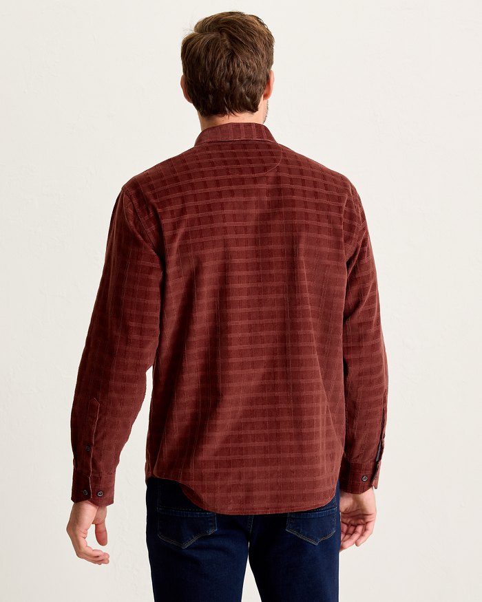 Tommy Bahama - Island Check Shirt Maroon