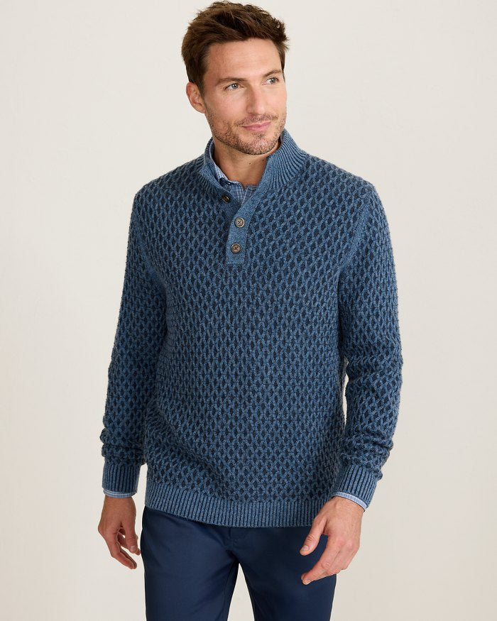 Tommy Bahama - Cross Cable Sweater Coastline