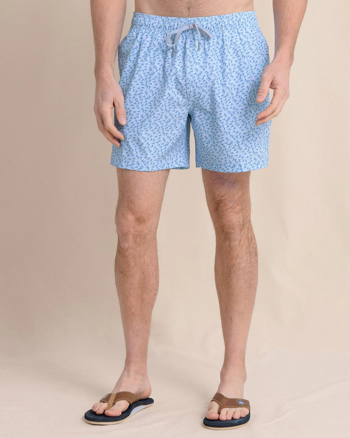Southern Tide - Fintastic Swim Cerulean