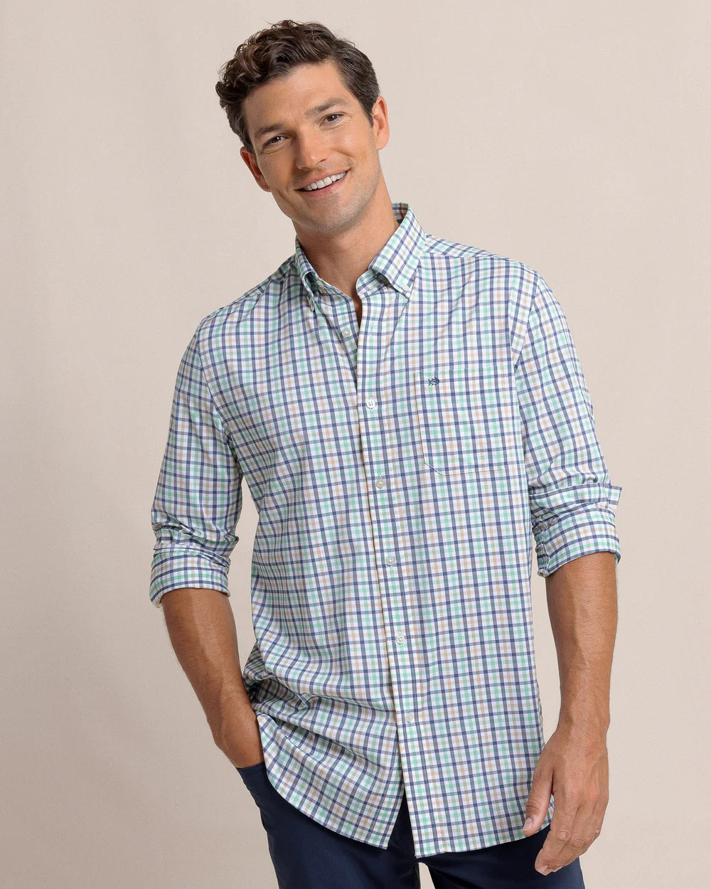 Southern Tide - Glenmoor Sport Shirt Light Indigo
