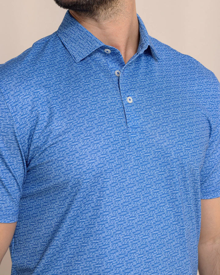 Southern Tide - Make It Snappy Polo Blue Lolite