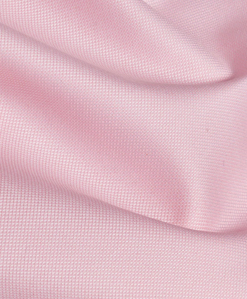 David Donahue - Trim Fit Royal Oxford Pink Dress Shirt