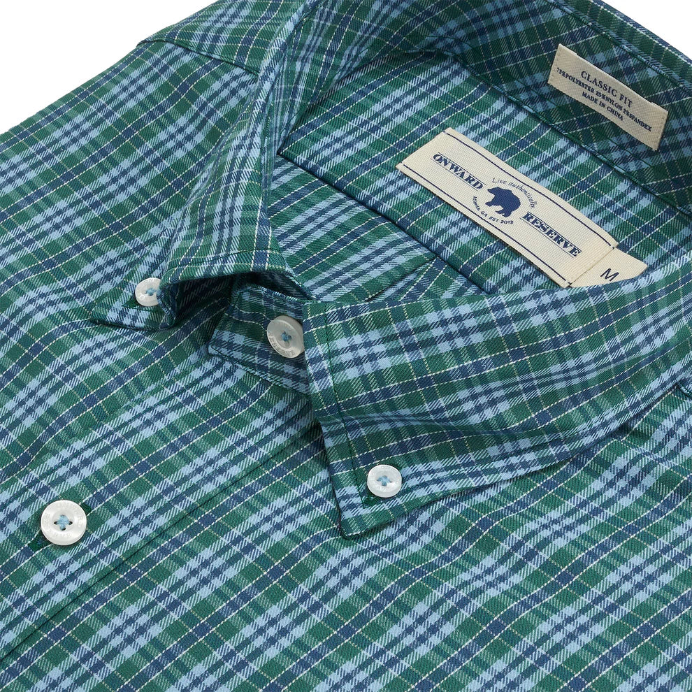 Onward Reserve - Flush Classic Fit Shirt Smoke Pine