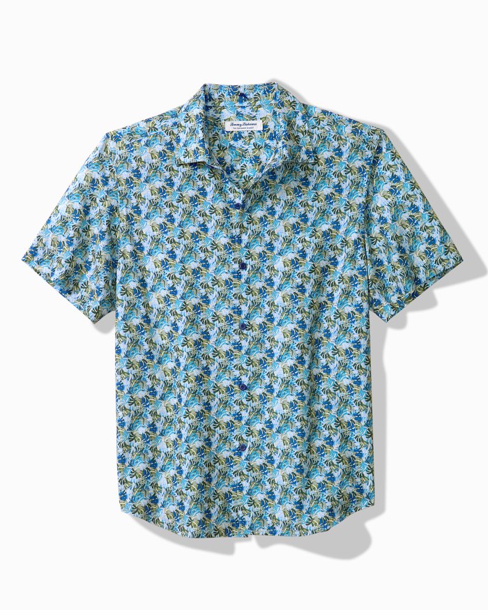 Tommy Bahama - Bahama Coast Short Sleeve Sport Shirt Blue Monday