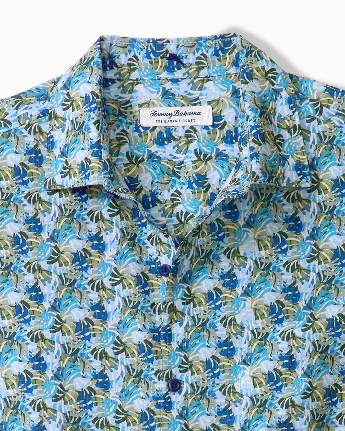 Tommy Bahama - Bahama Coast Short Sleeve Sport Shirt Blue Monday