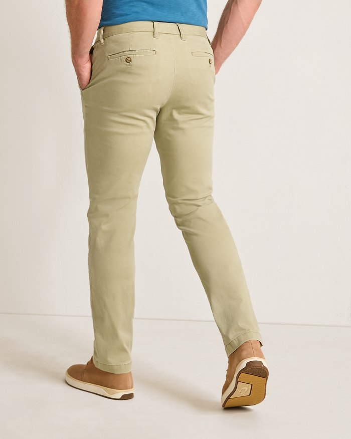 Tommy Bahama - Boracay Flat Front Pants Khaki