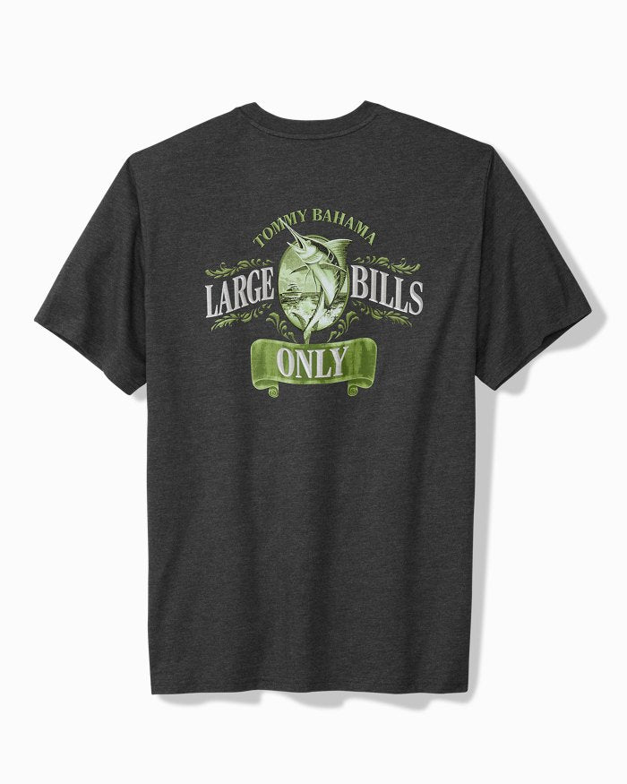 Tommy Bahama - Large Bills Only Tee Coal Heather