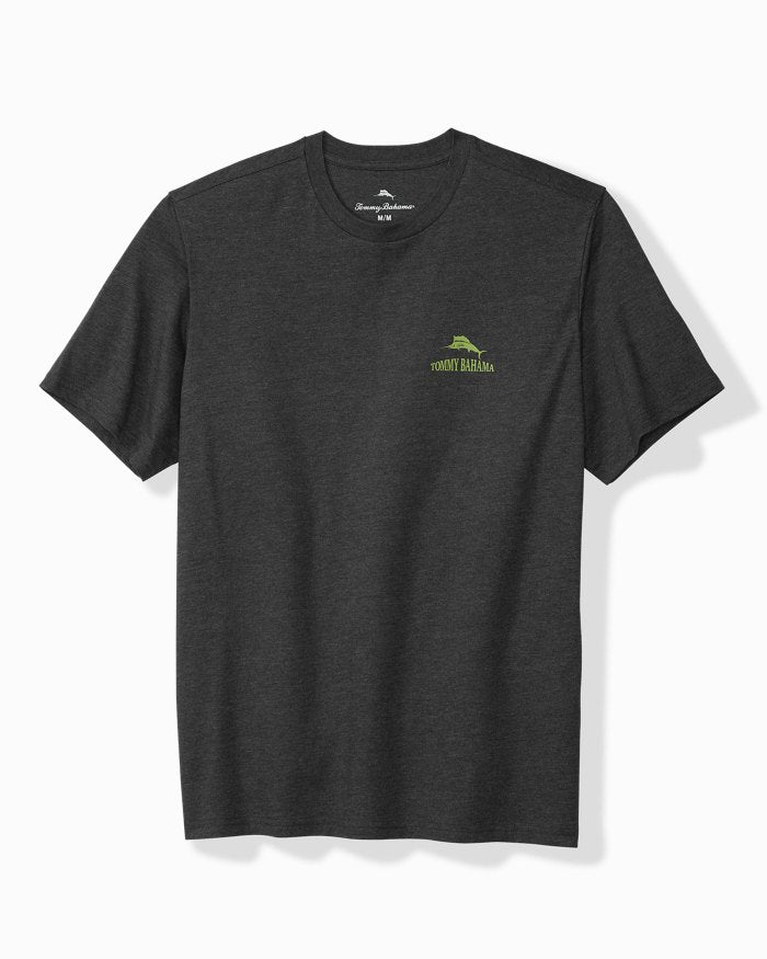 Tommy Bahama - Large Bills Only Tee Coal Heather