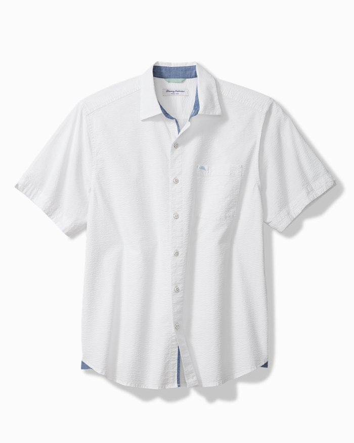 Tommy Bahama - Nova Wave Short Sleeve Sport Shirt White