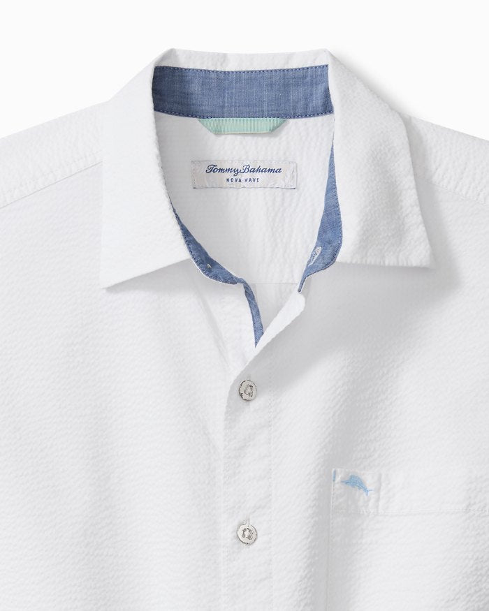 Tommy Bahama - Nova Wave Short Sleeve Sport Shirt White