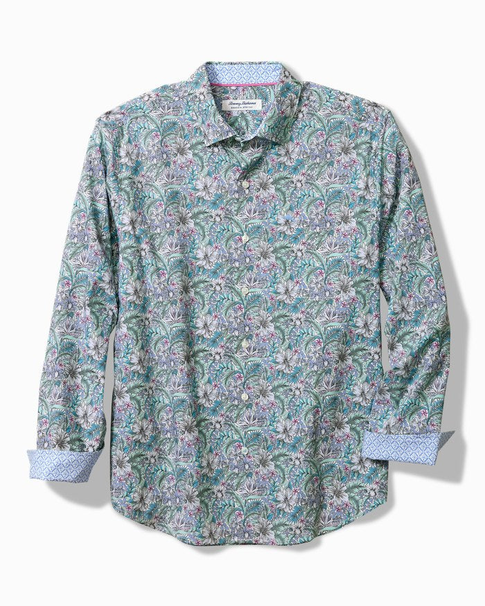 Tommy Bahama - Sarasota Stretch Sport Shirt Hawaiian Ocean