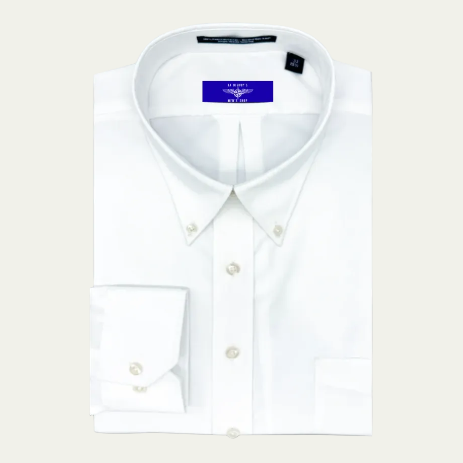 TJ Bishop's - Tailored Fit Shirt White