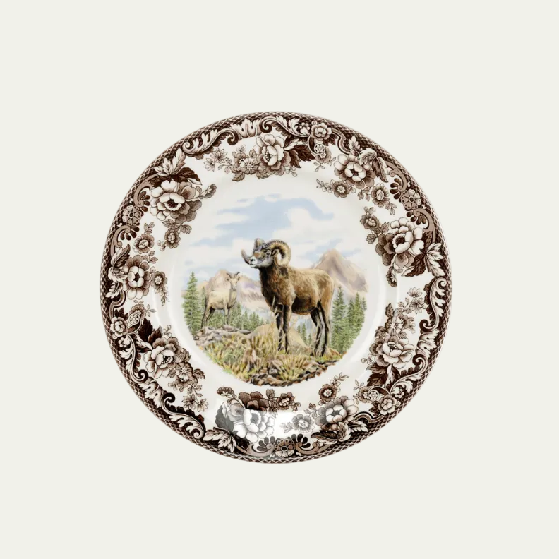 Spode - Side Plate Big Horn Sheep