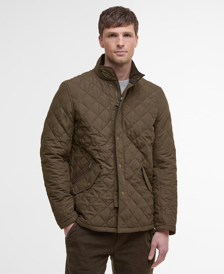 Barbour -  Jacket Shoveler Quilt Dark Olive