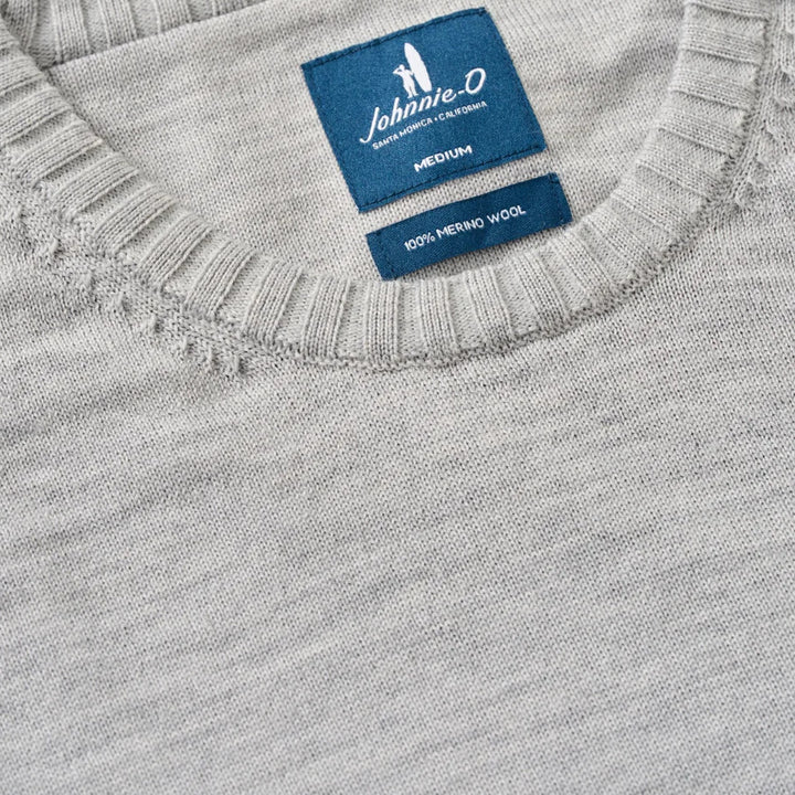 Johnnie-O - Ronald Crewneck Light Gray