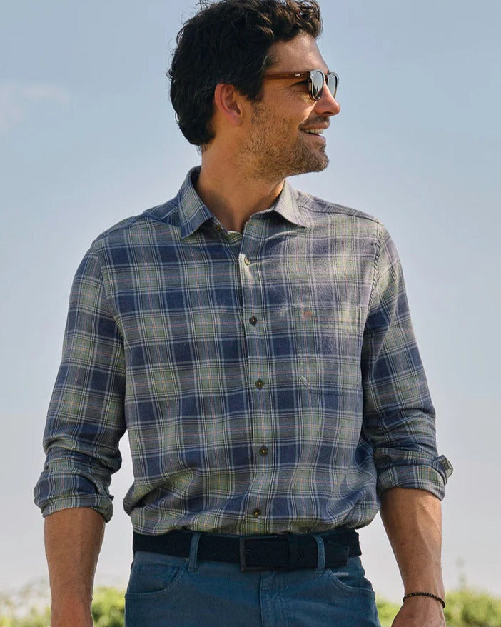 Southern Tide - Ocean View Sport Shirt Nautical Blue