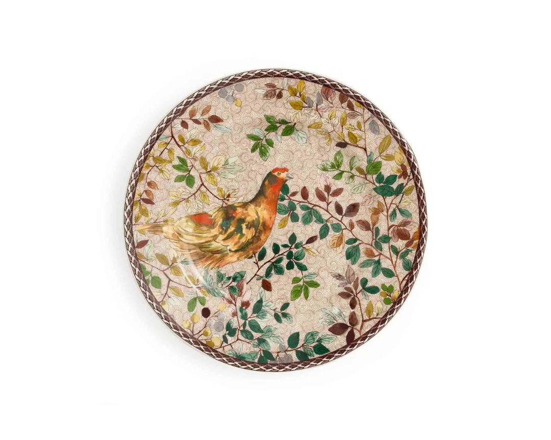 Spode - Accents Side Plate Red Grouse