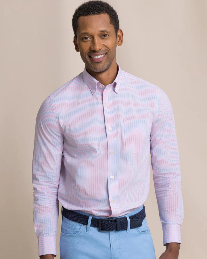 Southern Tide - Amelia Island Sport Shirt Sea Pink