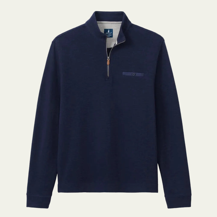 Johnnie-O - Flame Stitch 1/4 Zip Navy