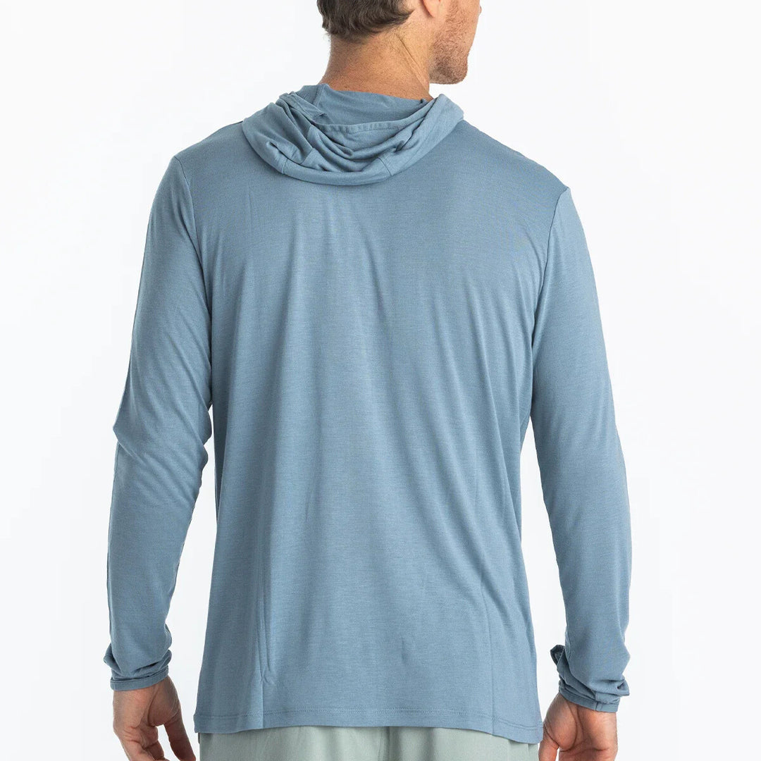 Free Fly - Lightweight Hoodie Blue Fog