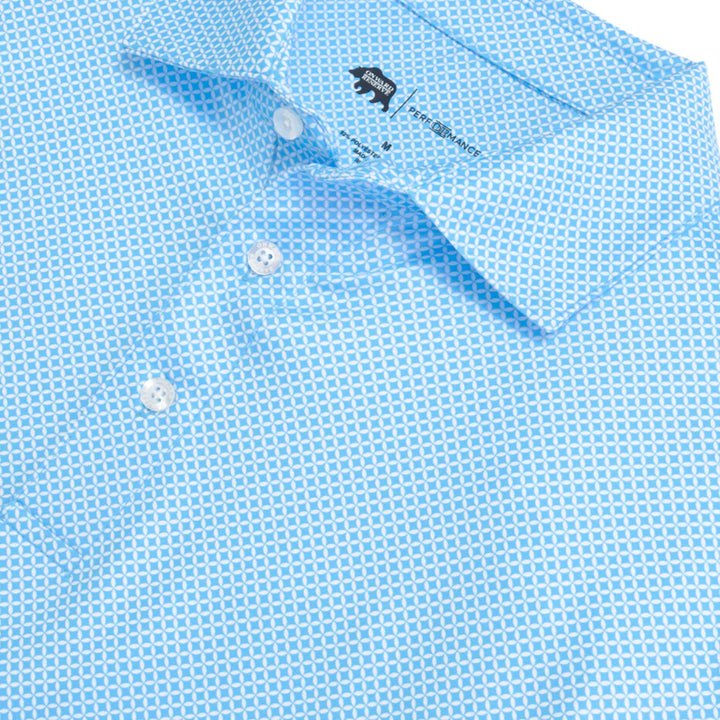 Onward Reserve - Scope Print Polo Sky