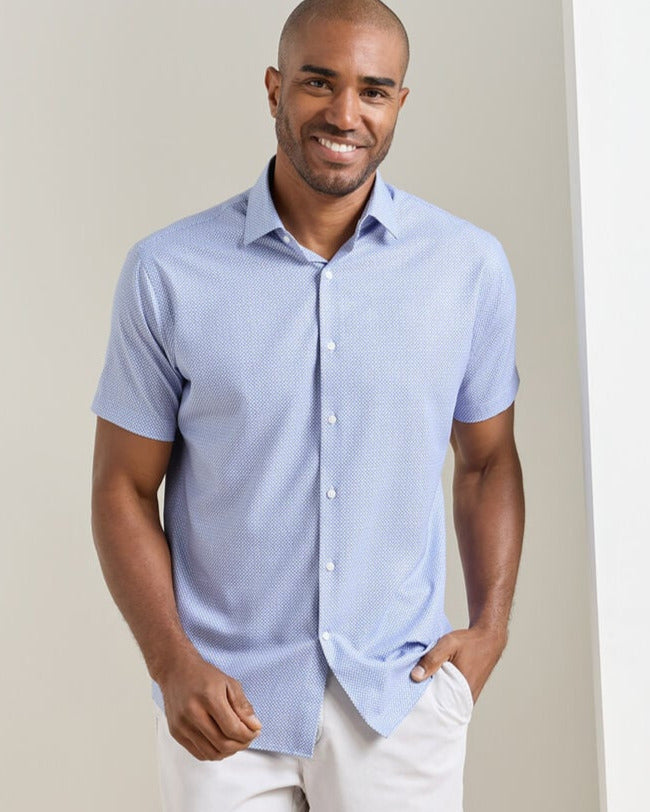 Peter Millar - Patton Sport Shirt Cottage Blue