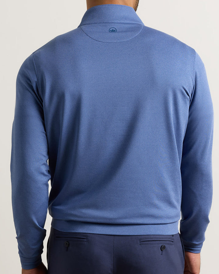 Peter Millar - Perth Mélange 1/4 Zip Bali Blue