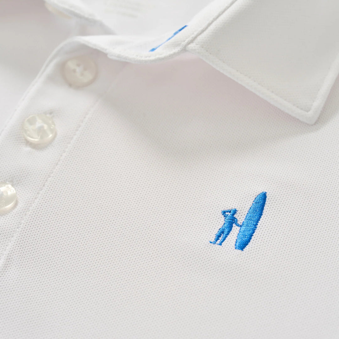 Johnnie-O - Stevie Jr. Polo White